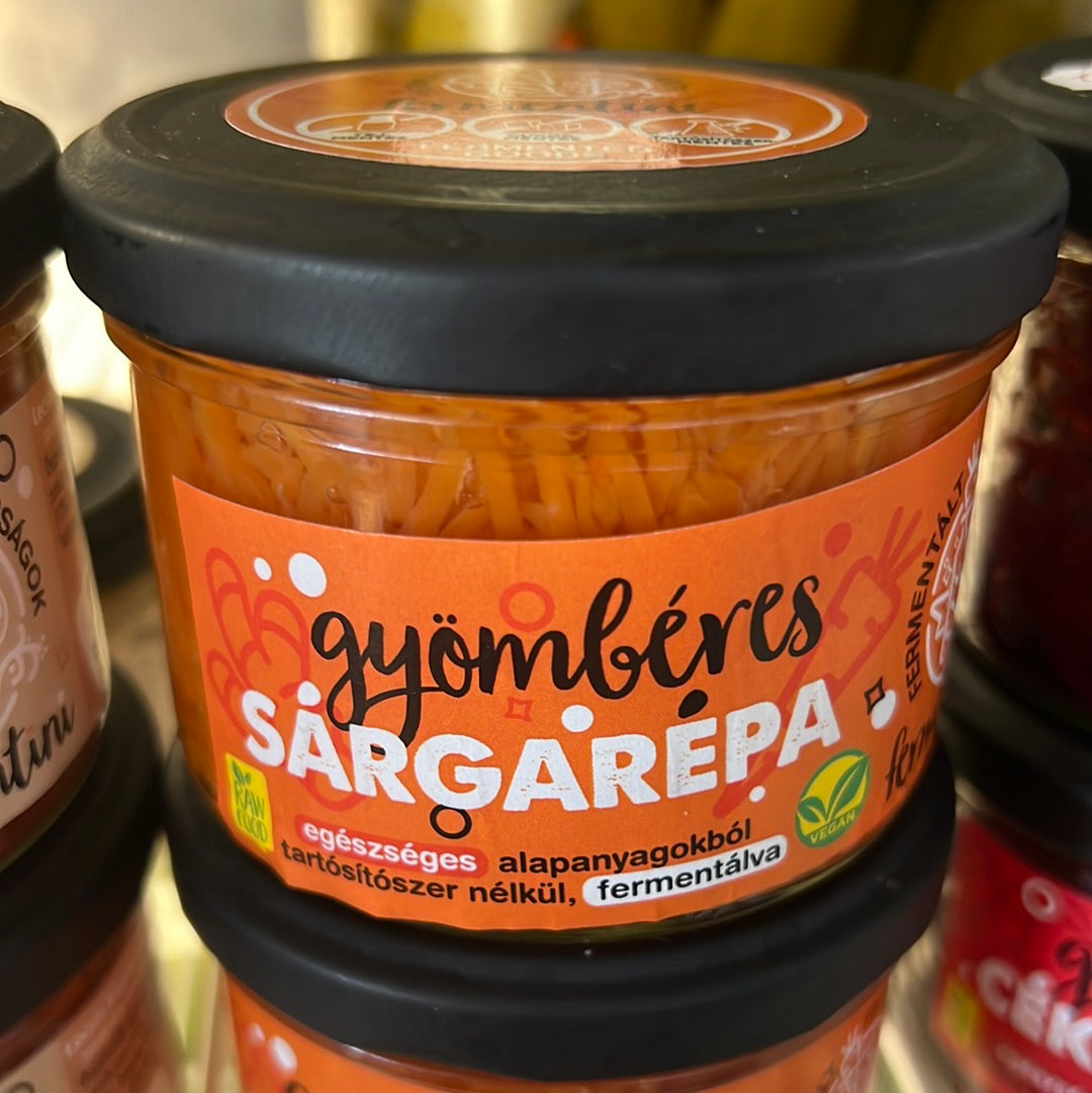 Gyömbéres Sárgarépa Fermentini - Ínyenc Kredenc Budaörs